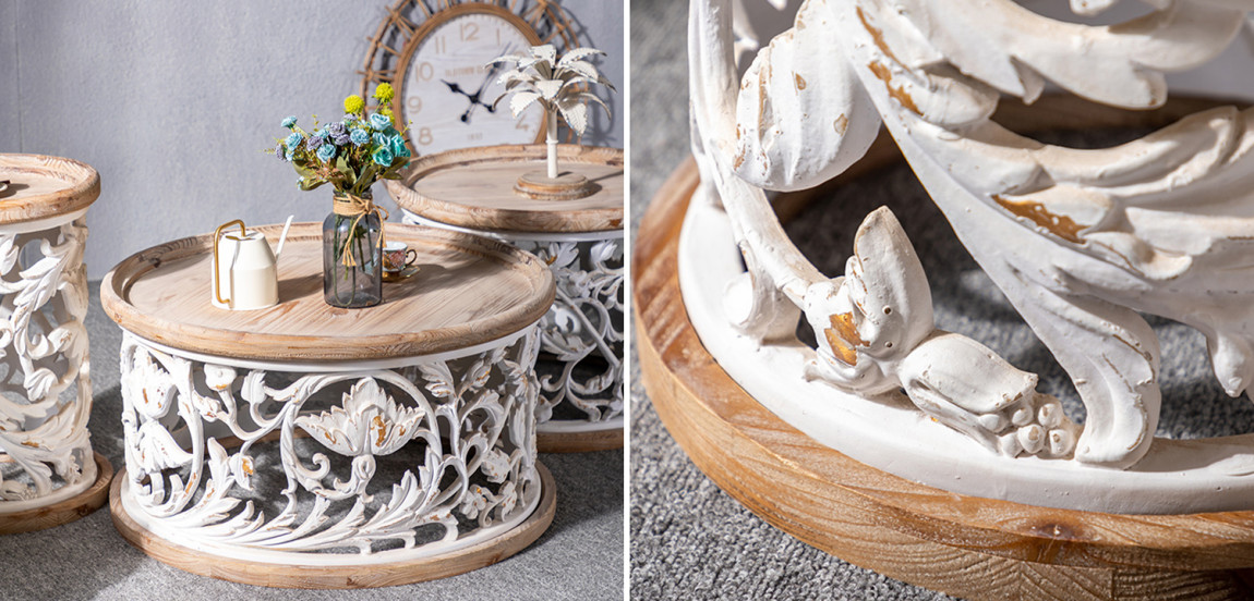 Кофейный стол Fleurette Provence Side Table