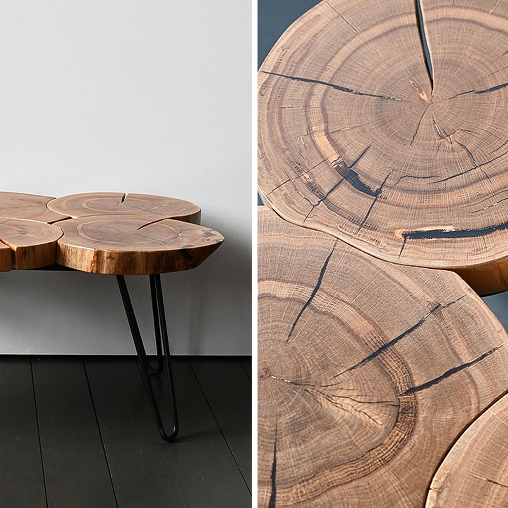 Кофейный стол Harun Industrial Metal Rust Coffee Table