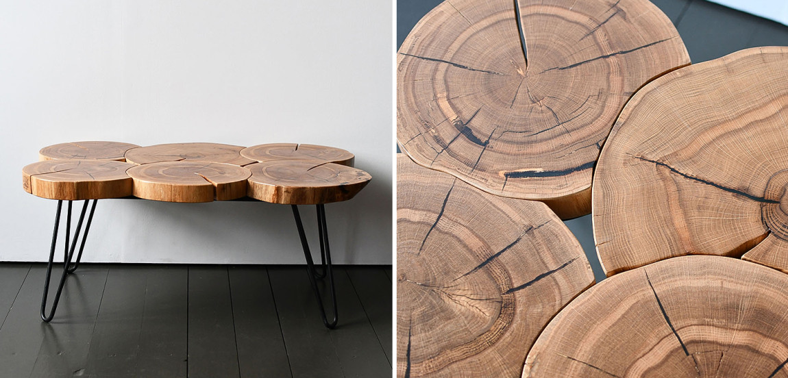 Кофейный стол Harun Industrial Metal Rust Coffee Table