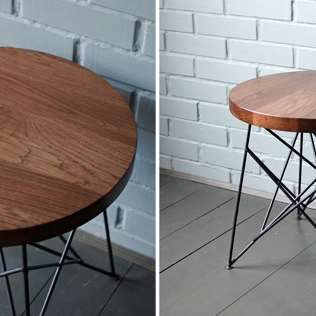 Кофейный стол Kinney Brown Industrial Metal Rust Coffee Table