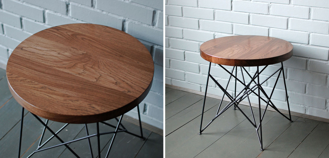 Кофейный стол Kinney Brown Industrial Metal Rust Coffee Table