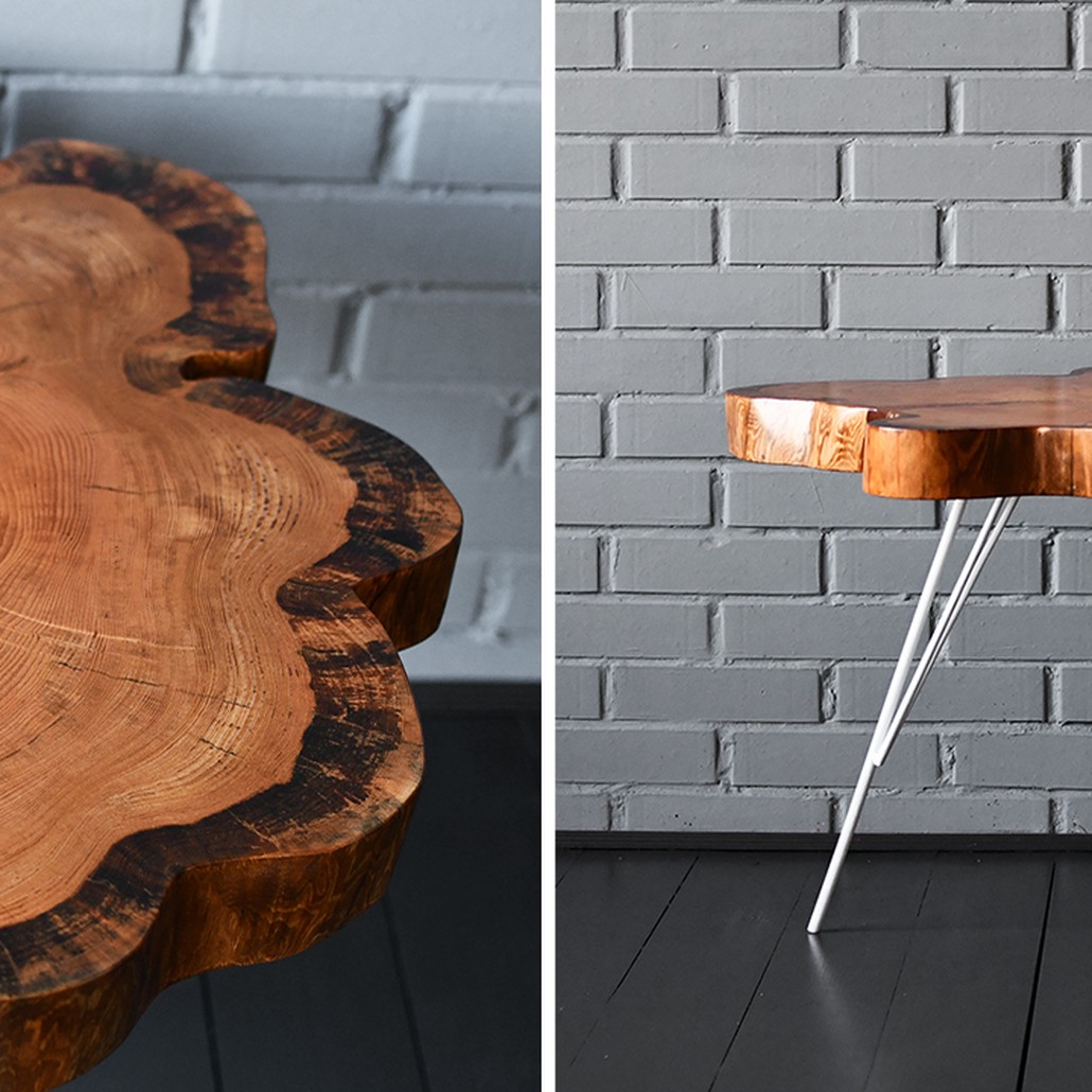 Кофейный стол Korben Industrial Metal Rust Coffee Table