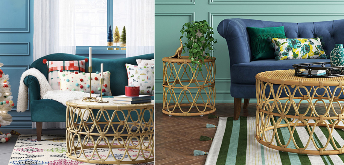 Кофейный стол Lotta Wicker Coffee Table