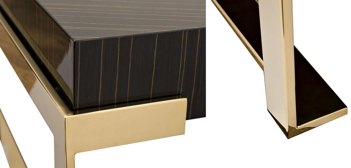 Кофейный стол Mercer Golden Geometry