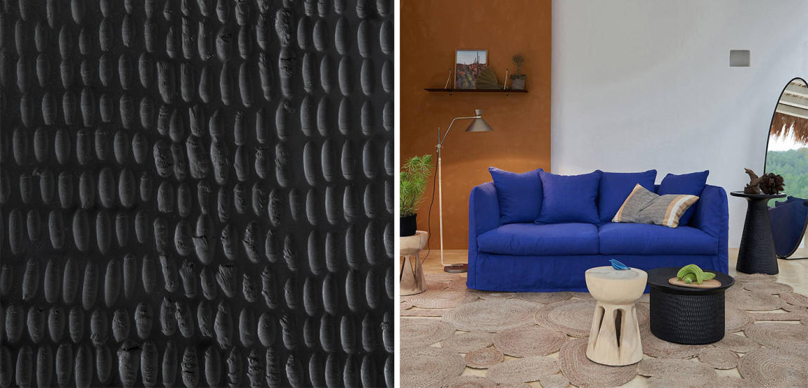 Кофейный стол Mordred Mango Black Coffee Table