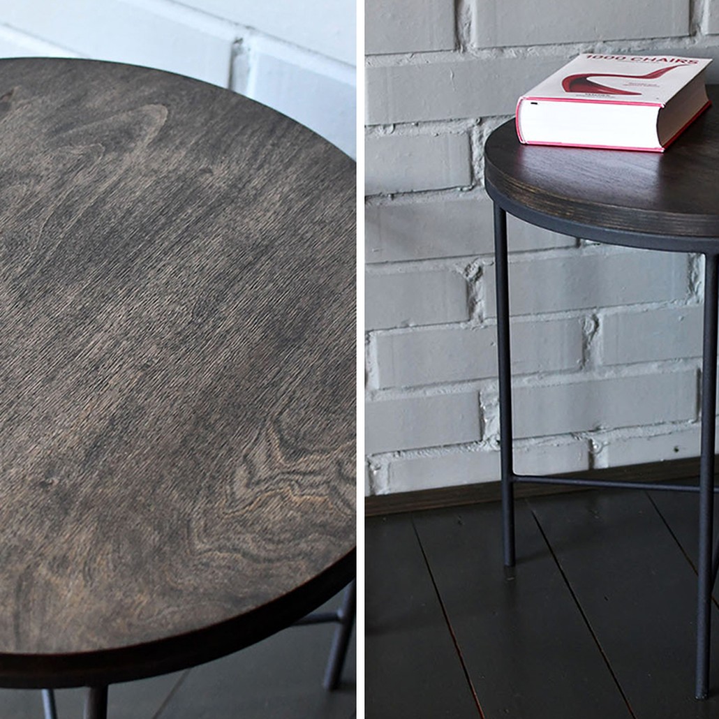 Кофейный стол Nava Industrial Metal Rust Coffee Table