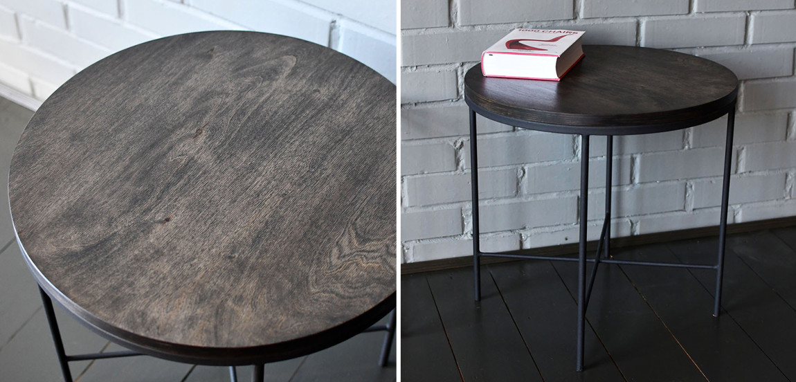 Кофейный стол Nava Industrial Metal Rust Coffee Table