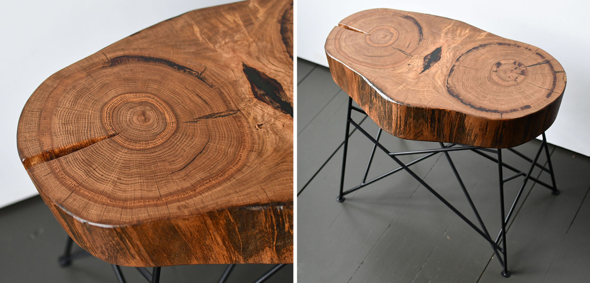 Кофейный стол Owly Industrial Metal Rust Coffee Table