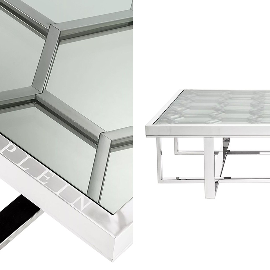 Кофейный стол Philipp Plein Coffee Table Skeleton Chrome