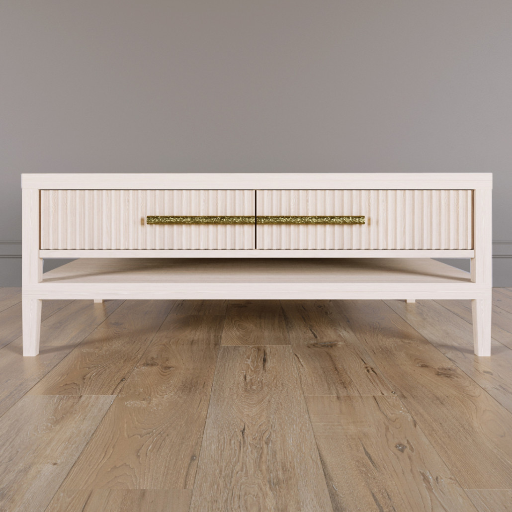 Кофейный стол Primo с двумя ящиками Светлый дуб