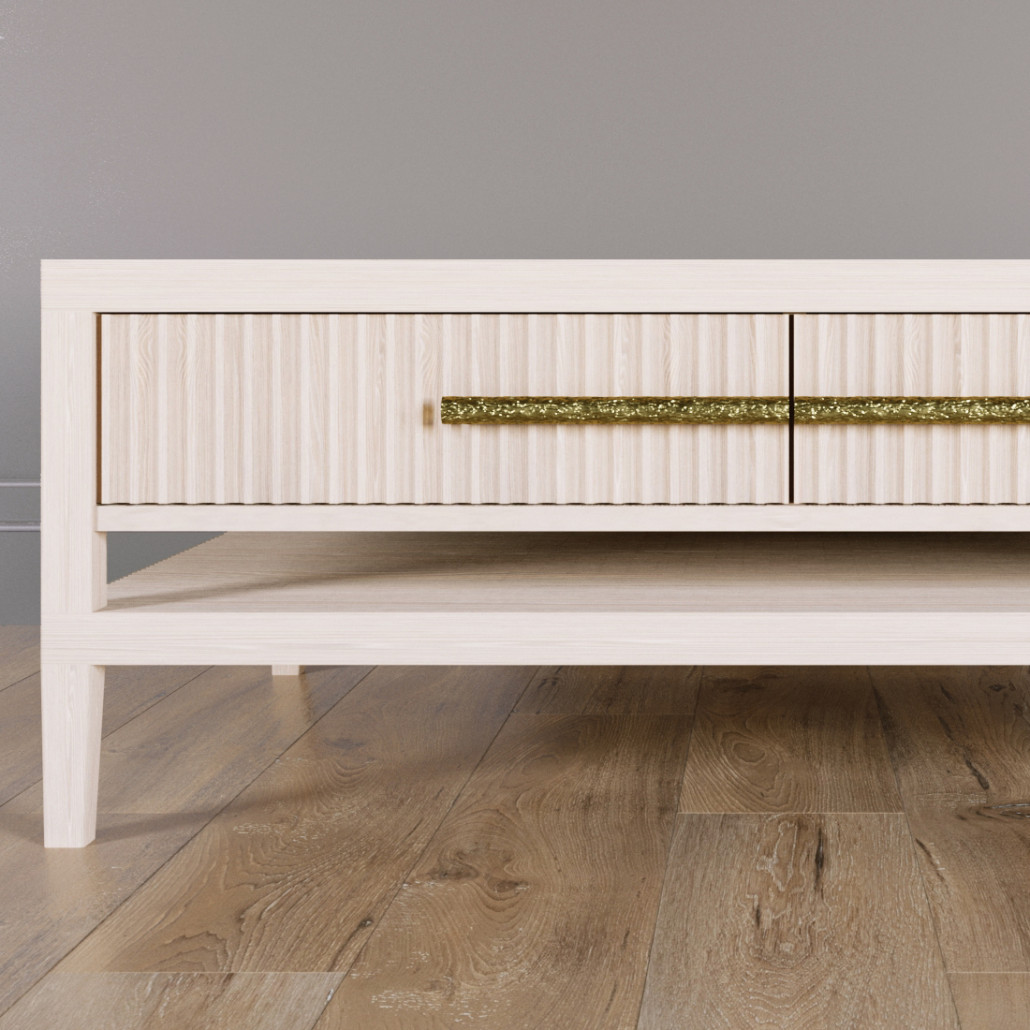 Кофейный стол Primo с двумя ящиками Светлый дуб