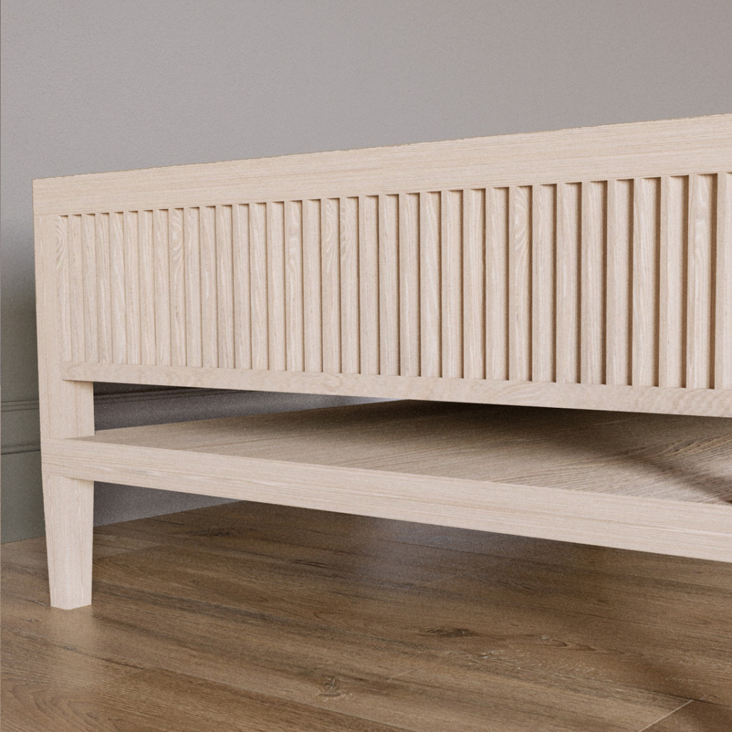 Кофейный стол Primo с двумя ящиками Светлый дуб