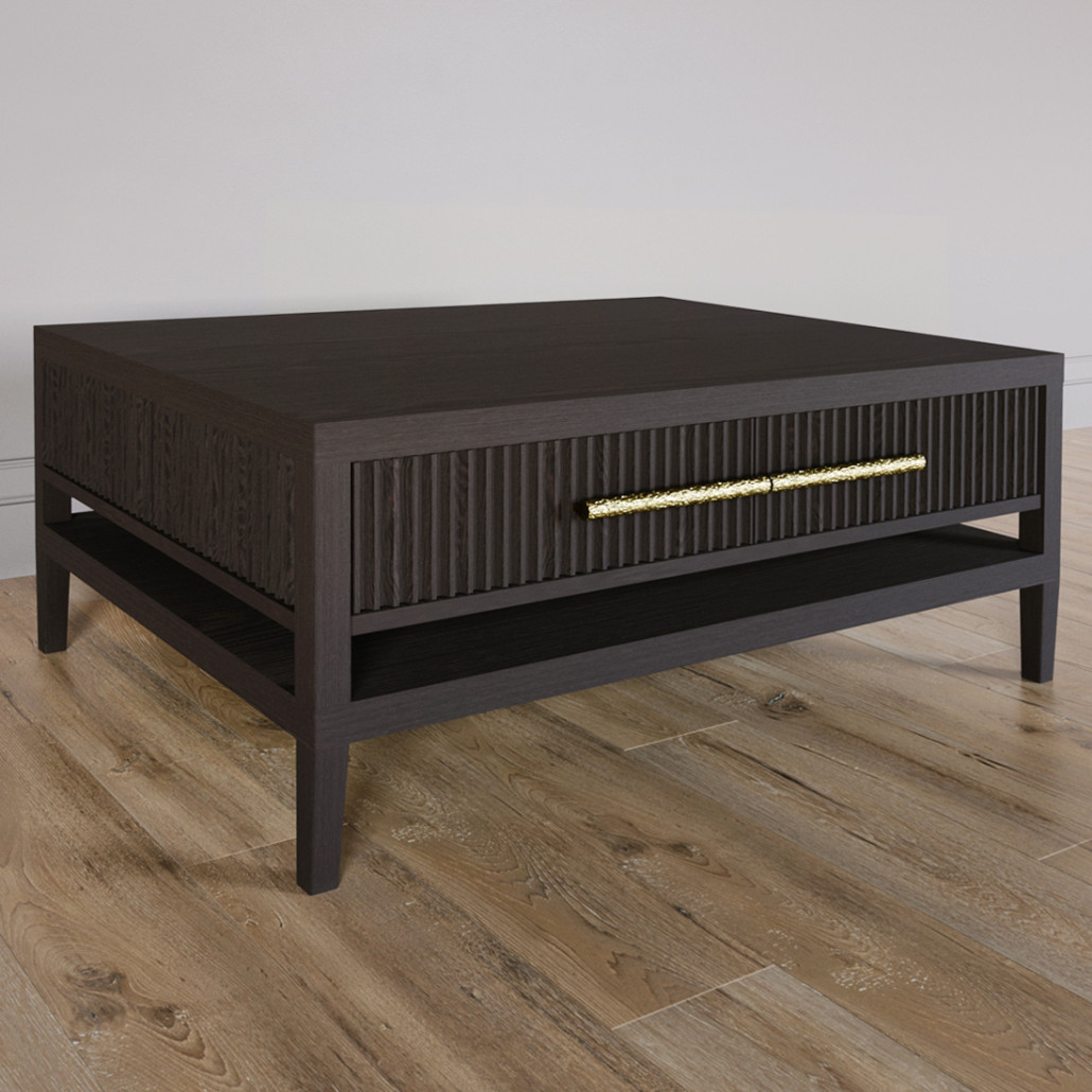 Кофейный стол Primo с двумя ящиками Темный орех