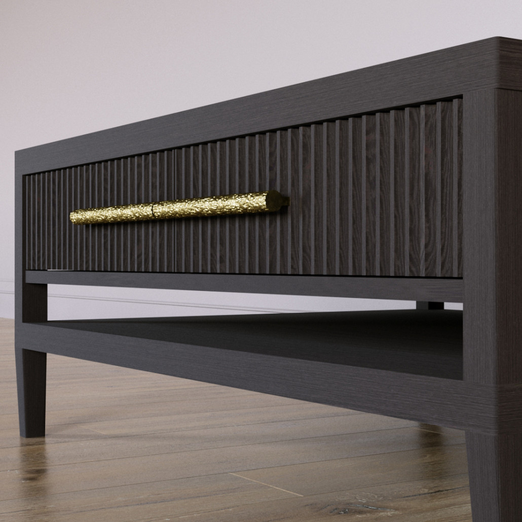 Кофейный стол Primo с двумя ящиками Темный орех