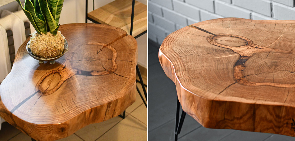 Кофейный стол Randy Industrial Metal Rust Coffee Table