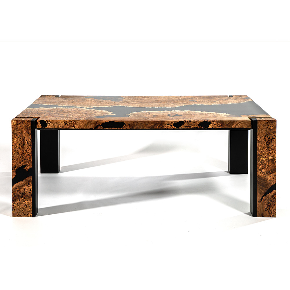 Кофейный Стол River in Autumn Elm Resin Coffee Table