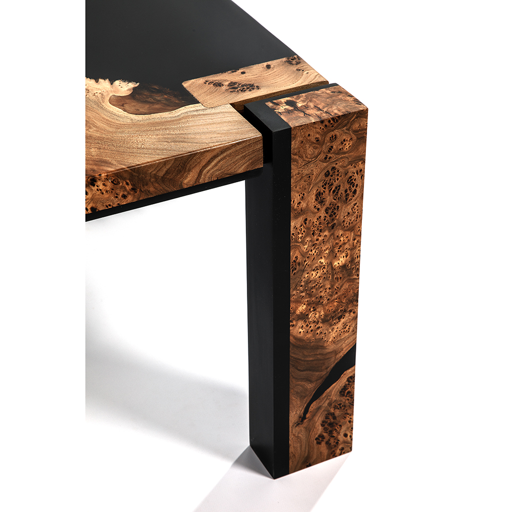 Кофейный Стол River in Autumn Elm Resin Coffee Table