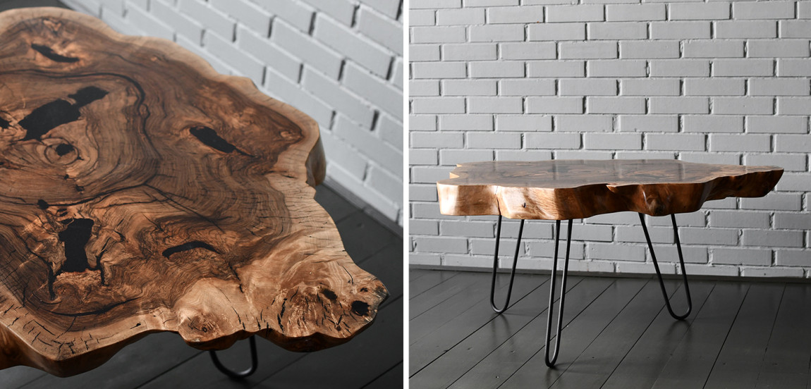 Кофейный стол Rohan Industrial Metal Rust Coffee Table