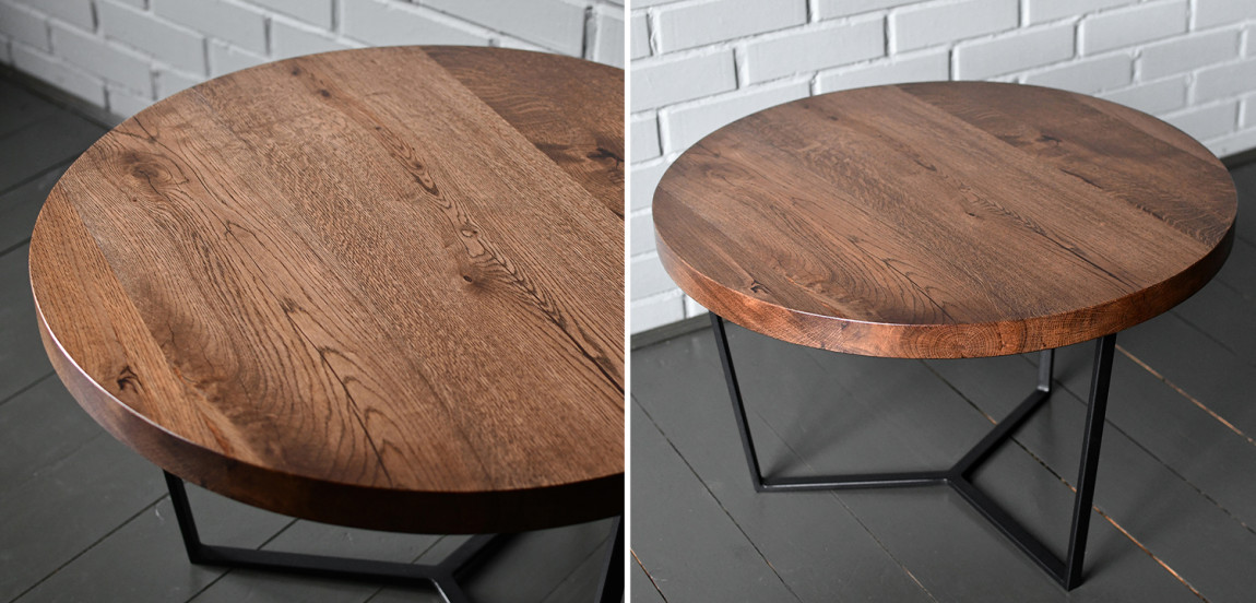 Кофейный стол Trey Industrial Metal Rust Coffee Table