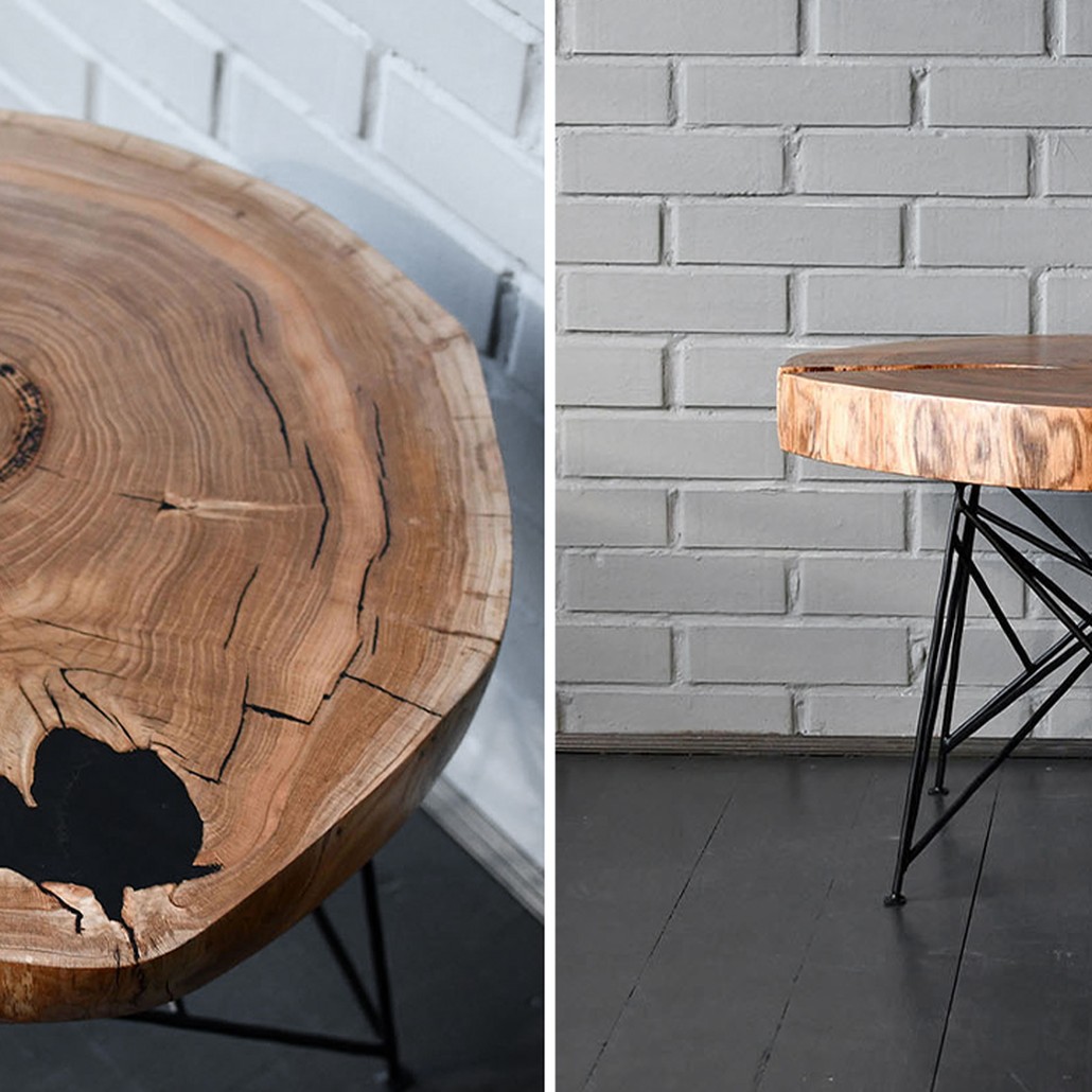 Кофейный стол Vargas Industrial Metal Rust Coffee Table