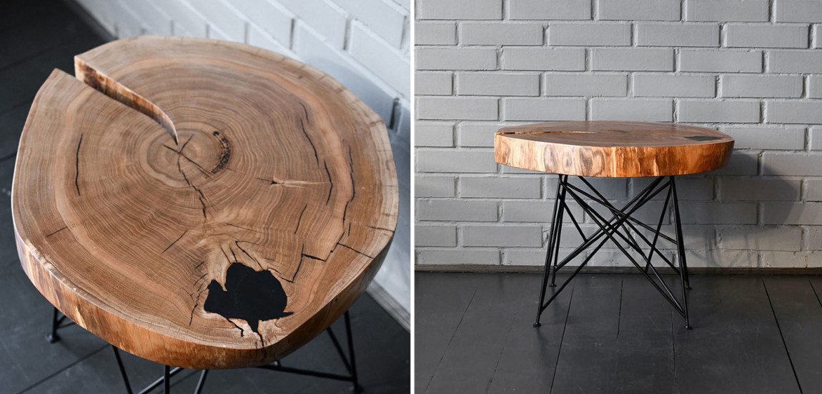 Кофейный стол Vargas Industrial Metal Rust Coffee Table