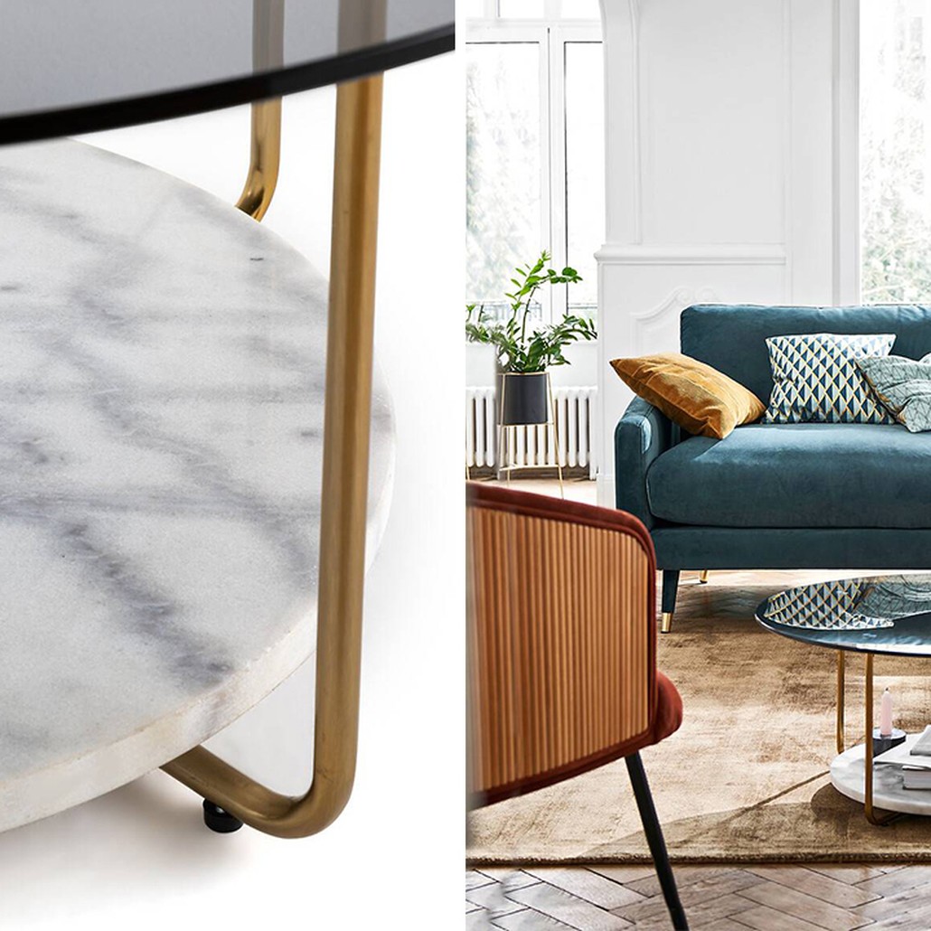 Кофейный стол White Marble