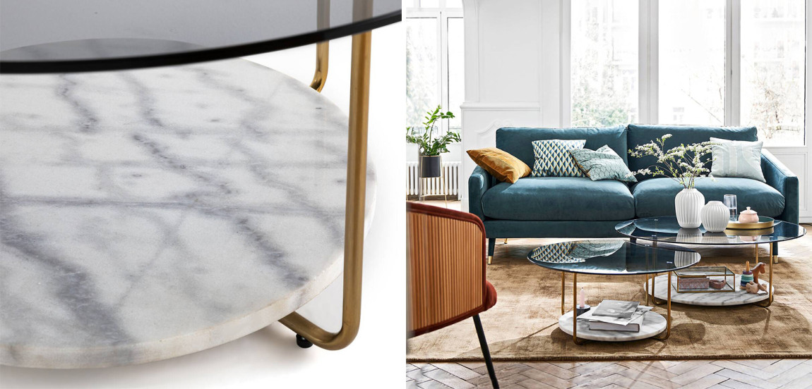 Кофейный стол White Marble