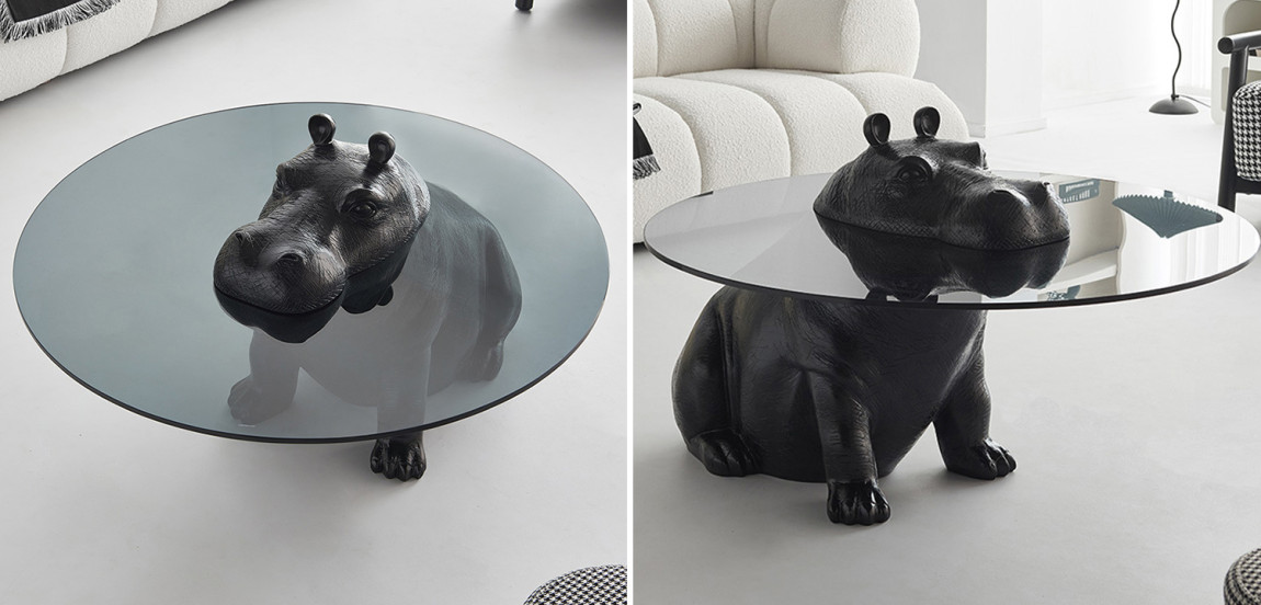Кофейный Стол Бегемот Hippo Sitting Coffee Table