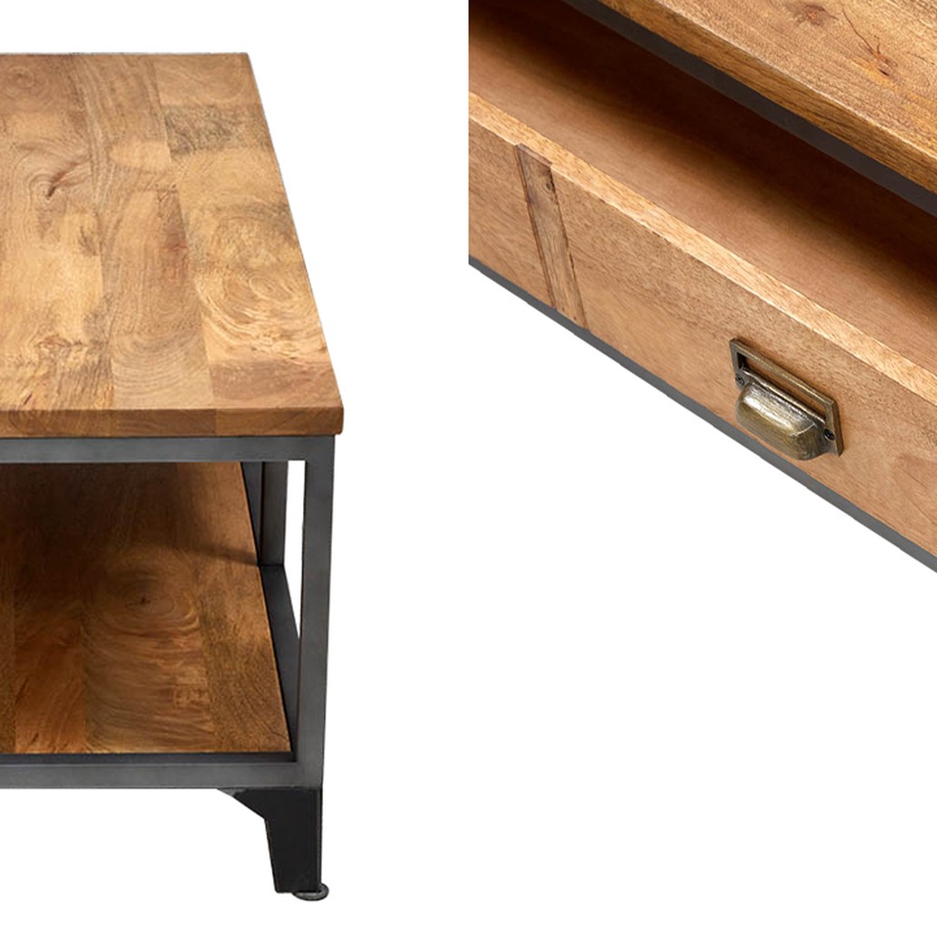 Кофейный стол в стиле лофт Russell Coffee Table
