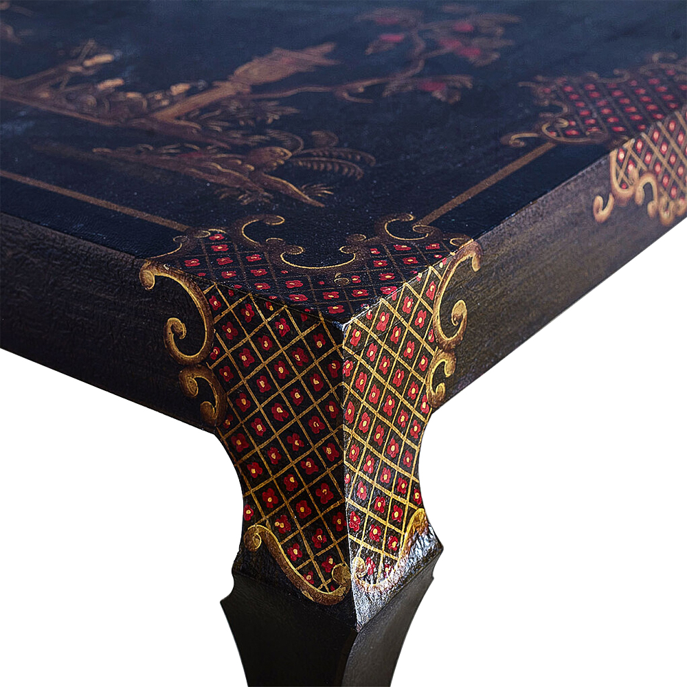 Кофейный стол в стиле Шинуазри ручная роспись Chinoiserie Collection Coffee Table