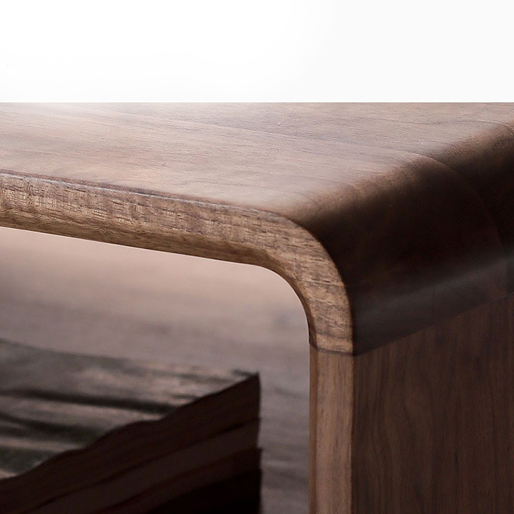 Кофейный стол из дерева с ящиком и нишей для хранения Coffee Walnut Table