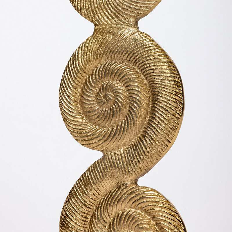 Кофейный стол из металла с круглой столешницей Table Gold Metal