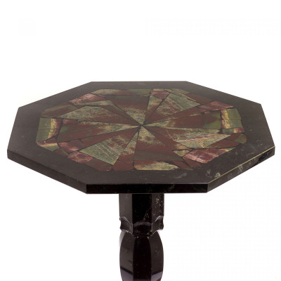 Кофейный стол из натуральных камней Змеевик и Яшма Natural Stone Tables