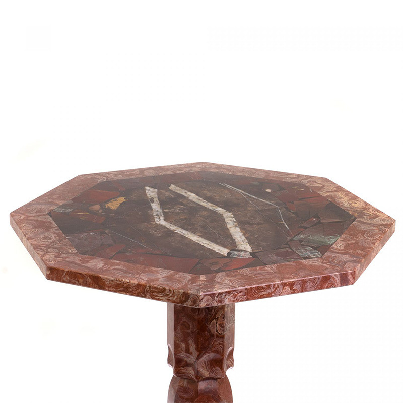 Кофейный стол из натуральных камней Лемезит и Яшма Natural Stone Tables