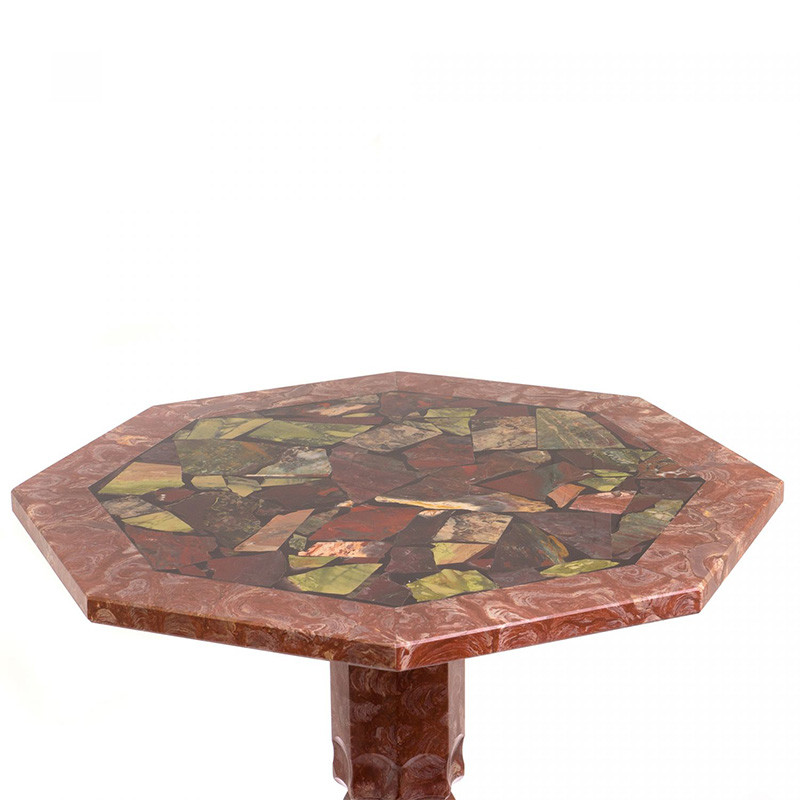 Кофейный стол из натуральных камней Лемезит и Яшма Natural Stone Tables