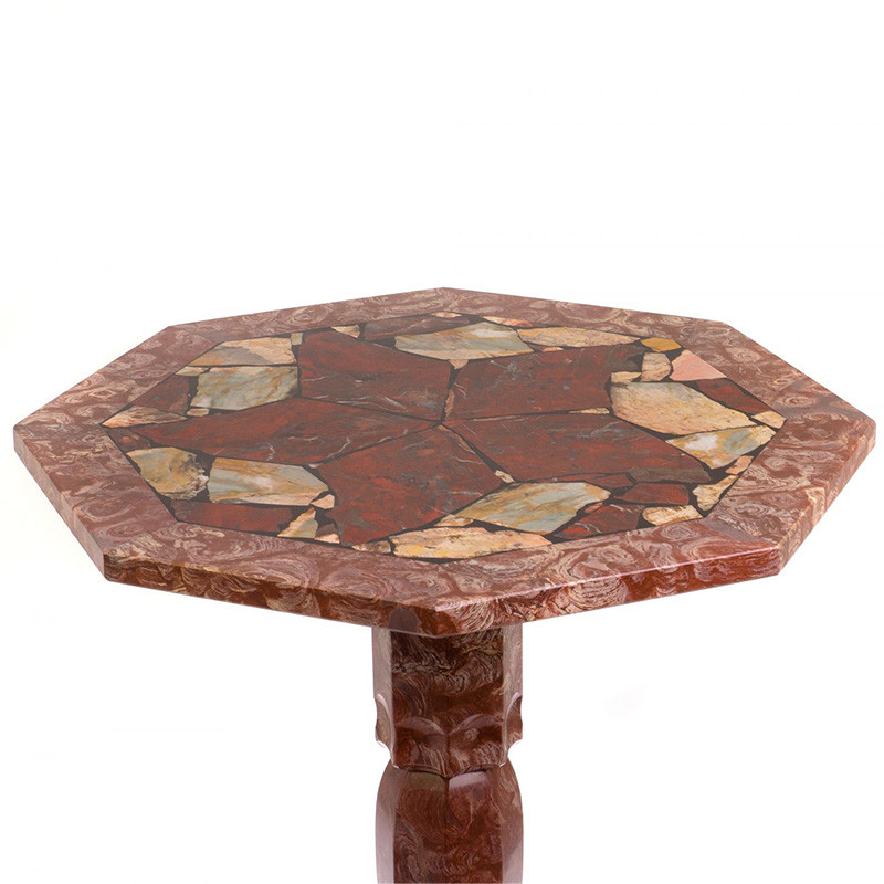 Кофейный стол из натуральных камней Лемезит и Яшма Natural Stone Tables