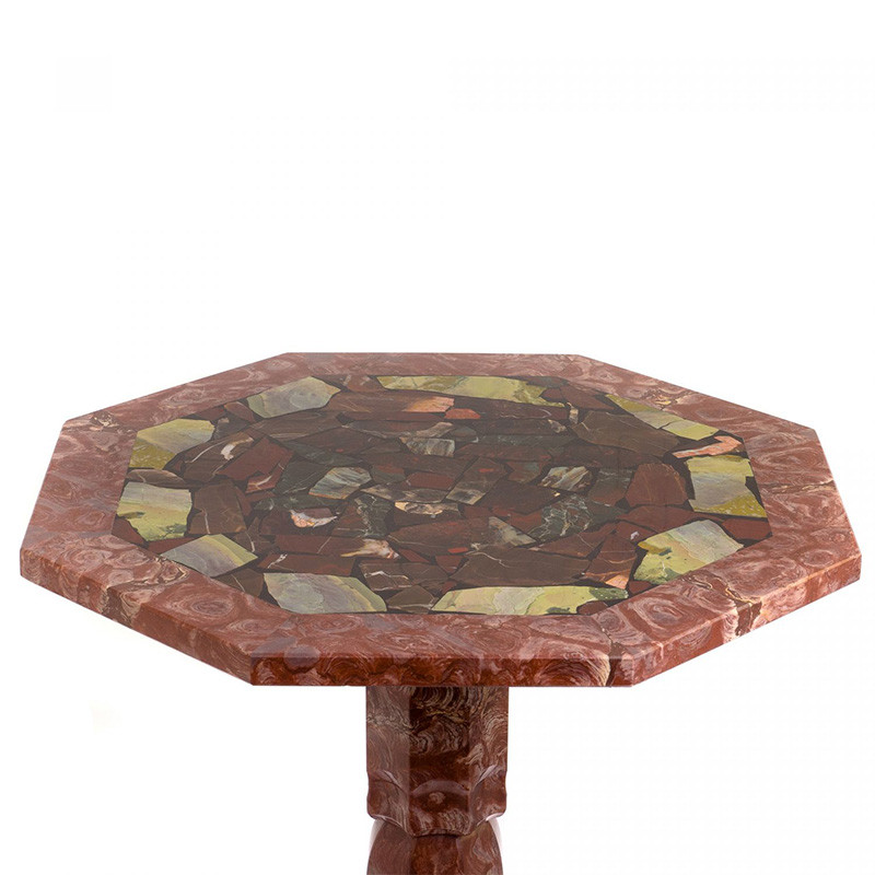 Кофейный стол из натуральных камней Лемезит и Яшма Natural Stone Tables