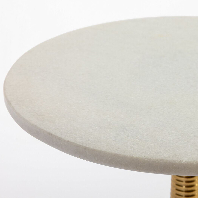 Кофейный стол с белой столешницей из мрамора Table White Marble