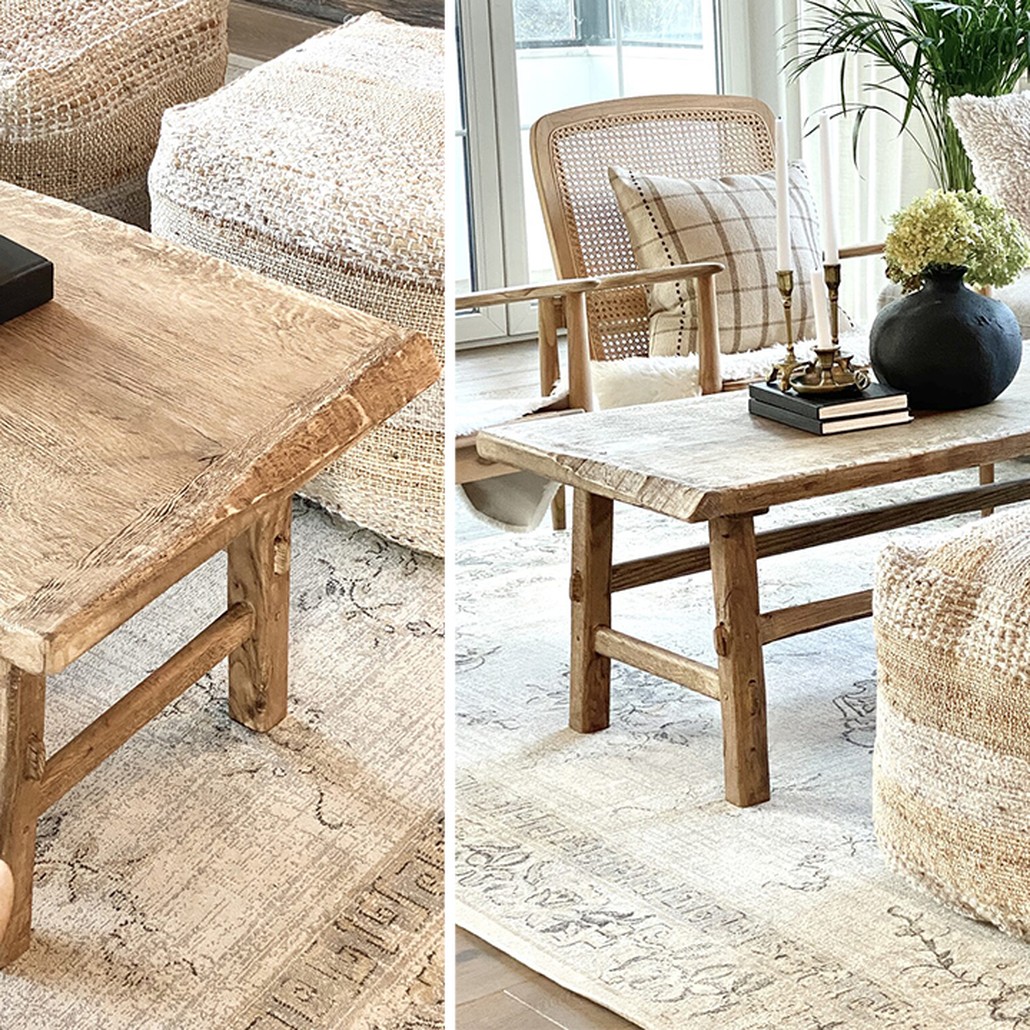 Кофейный стол с живым краем Reena Coffee Table