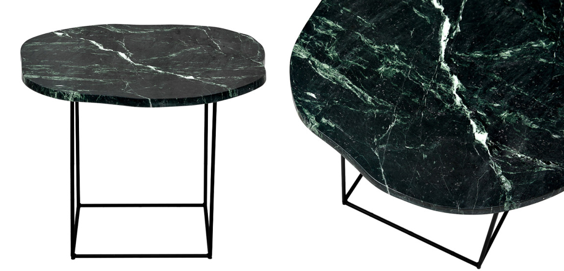 Кофейный стол с зелёной мраморной столешницей Gillespie Coffee Table