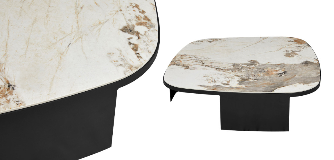 Кофейный стол с каменной столешницей Keir Coffee Table