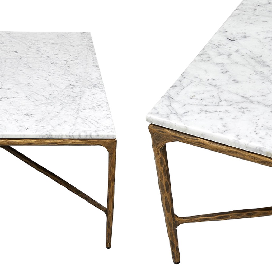 Кофейный стол с мраморной столешницей Randy Marble Coffee Table