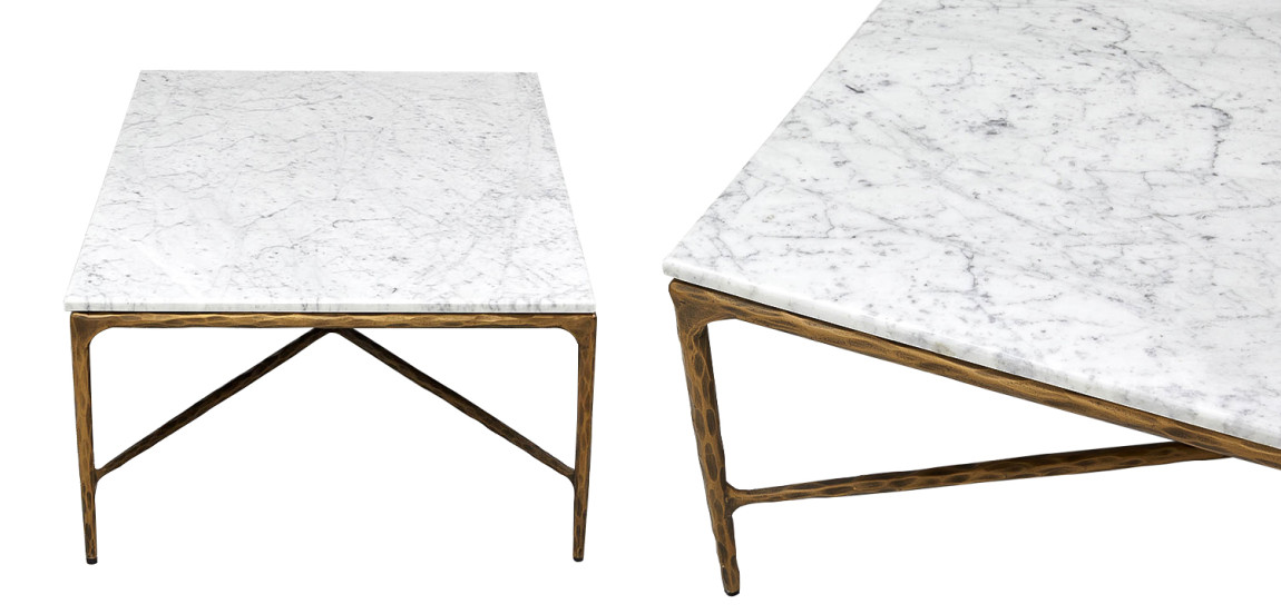 Кофейный стол с мраморной столешницей Randy Marble Coffee Table