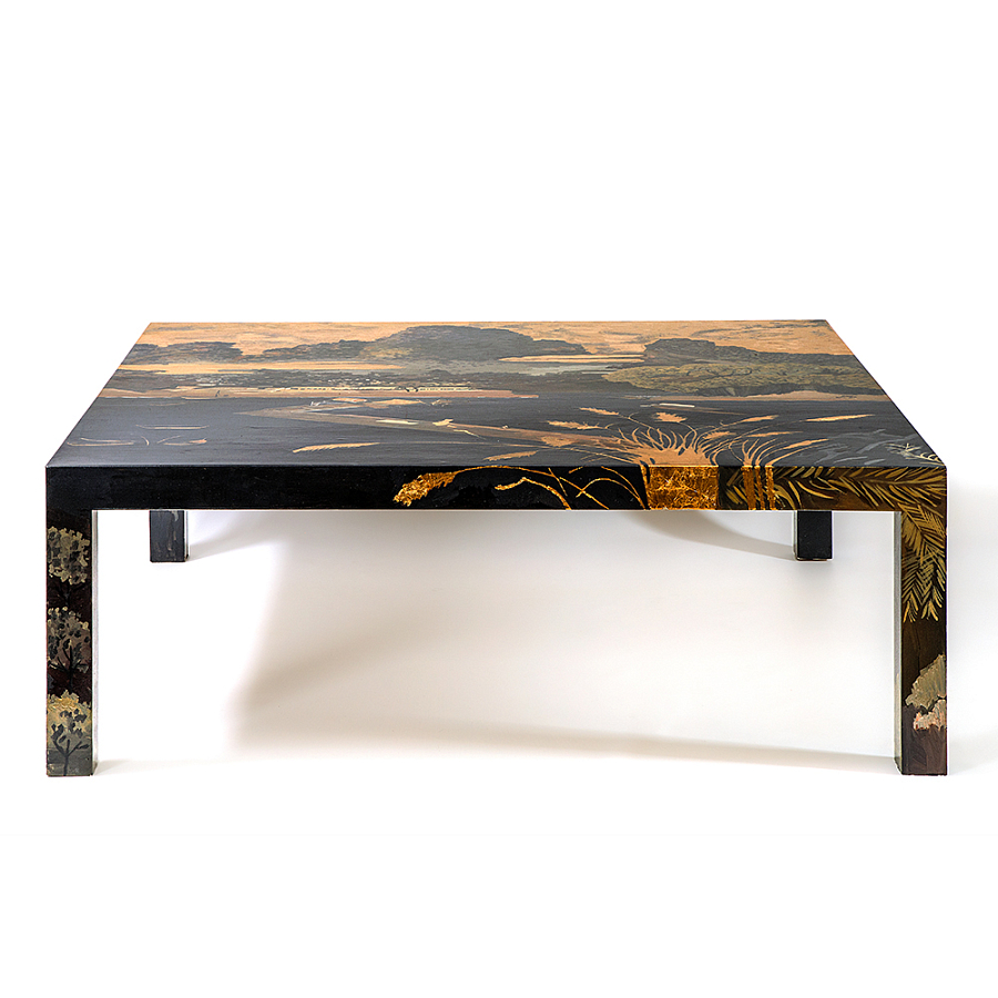 Кофейный стол с японским пейзажем Bohemia coffee table