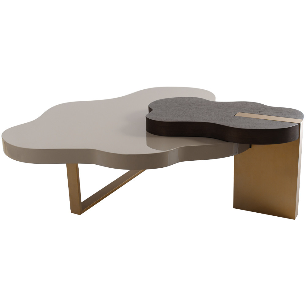 Кофейный стол со столешницей волнистой формы Gale Curved Coffee Table