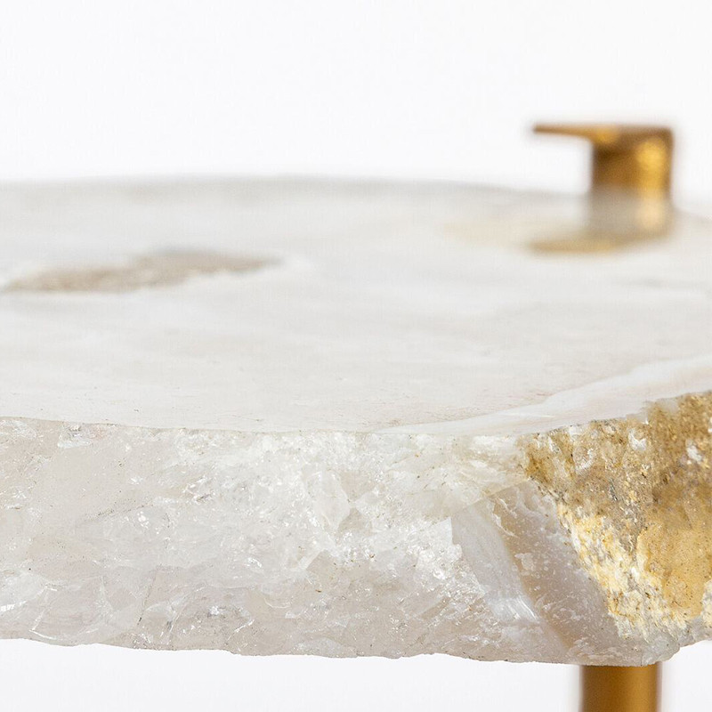 Кофейный стол со столешницей из агата Agate Design Beige