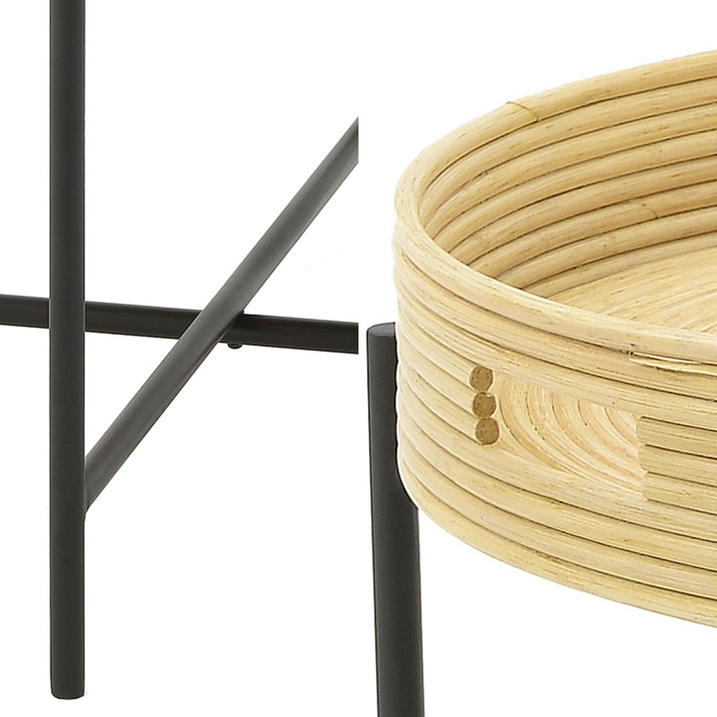 Кофейный стол-поднос Odelis Rattan Table