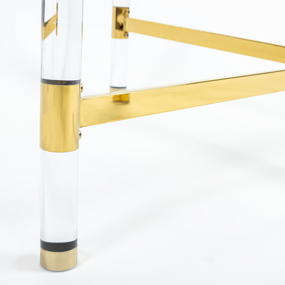 Кофейный столик со столешницей из стекла Crossy