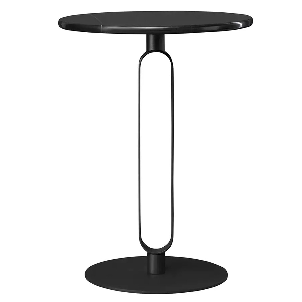 Кофейный столик черный круглый Graceful Base