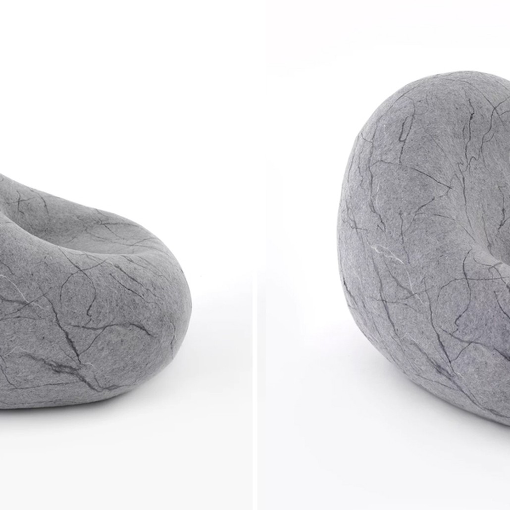 Кресло - Камень из Валяной шерсти KATSU STONE CAPSULE